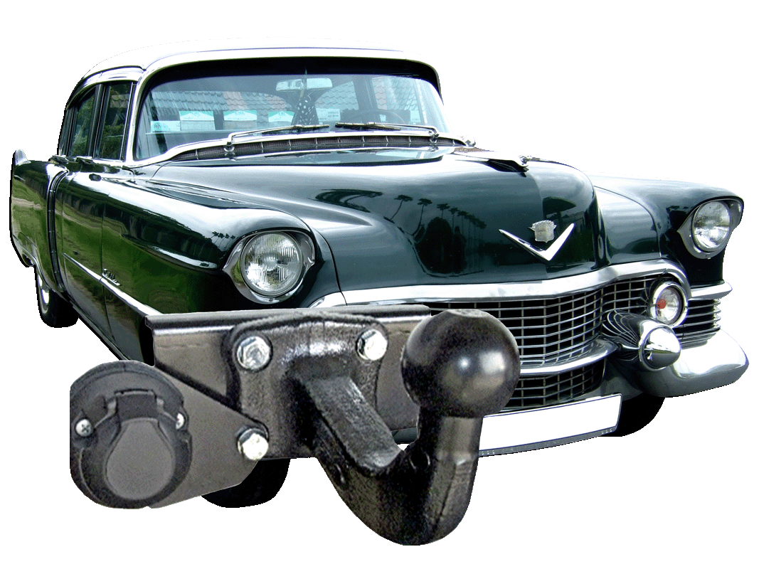 Anhängerkupplung an einem klassischen Oldtimer