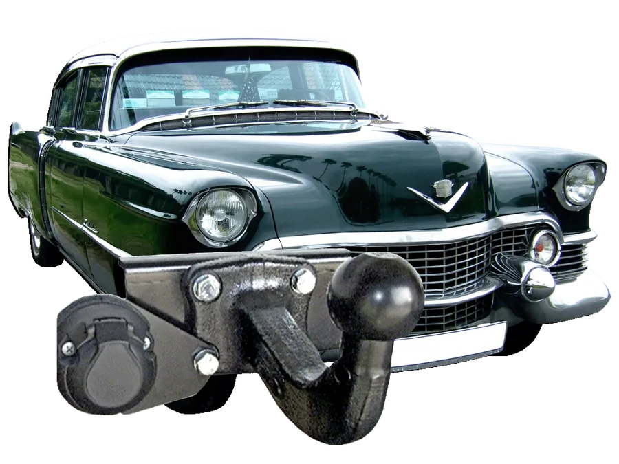 Anhängerkupplung an einem klassischen Oldtimer