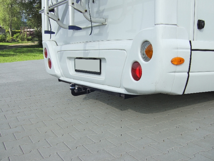 Anhängerkupplung Wohnmobil BOSStow Ford Transit Flachboden_ Bj.2014-, Typ 01- spez. V21, feststehend inklusiv Rahmenverlängerung 2000mm