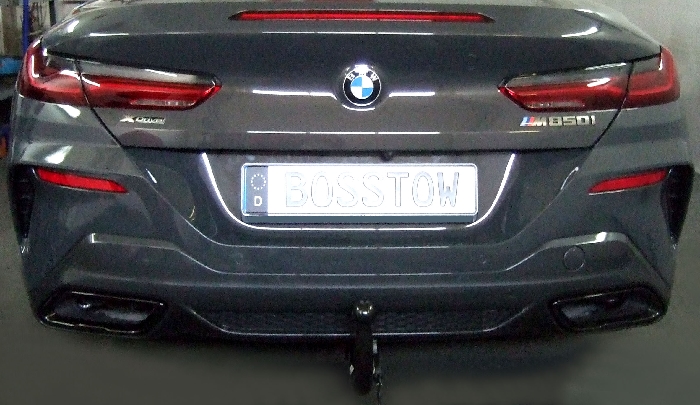 Anhängerkupplung für BMW 8er F91 Cabrio M8 xDrive u. Competition, nur für Heckträgerbetrieb 2019- - V-abnehmbar