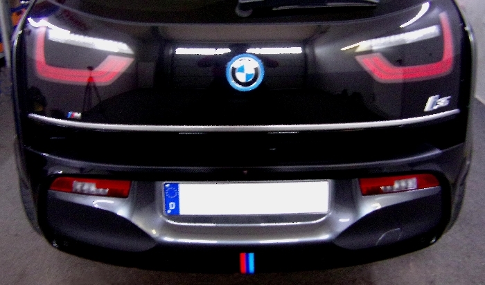 Anhängerkupplung für BMW i3 I01 (inkl. REX), nur für Heckträgerbetrieb, Montage nur bei uns im Haus 2013-2017 - V-abnehmbar