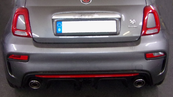 Anhängerkupplung für Fiat Abarth-500 Abarth spez. Abarth 500, 595 Pista, Turismo, Competizione, Baujahr 2016-2022