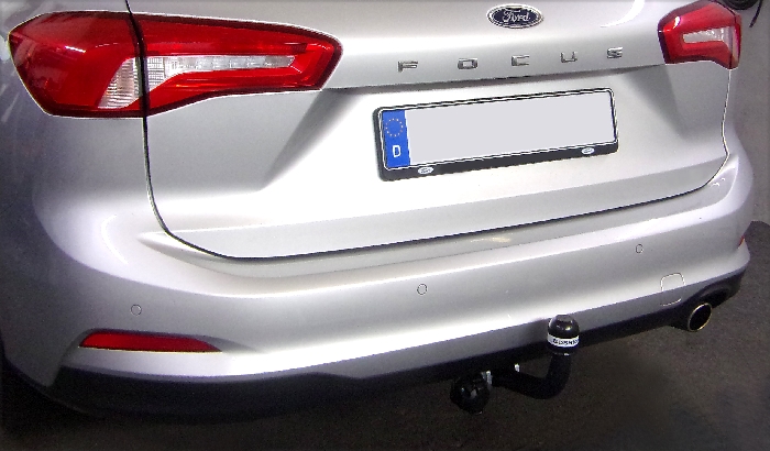 Anhängerkupplung für Ford-Focus Kombi, nicht RS, mit Elektrosatzvorbereitung, Baujahr 2018-
