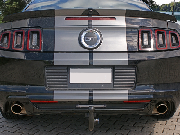 Anhängerkupplung für Ford-Mustang V Coupe, Convertible Cabrio, incl. GT, nur für Heckträgerbetrieb, Montage nur bei uns im Haus, Baujahr 2011-2015