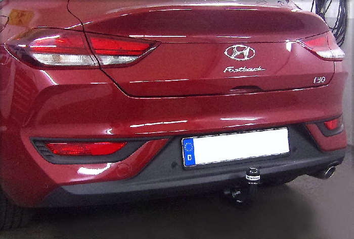 Anhängerkupplung für Hyundai-i30 Fastback, Baujahr 2018- Ausf.: V-abnehmbar