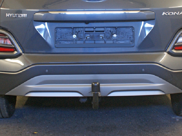 Anhängerkupplung für Hyundai Kona Fzg. mit E-satz Vorbereitung, nicht AdBlue, spez. Hybrid 2017-2023 Ausf.: V-abnehmbar
