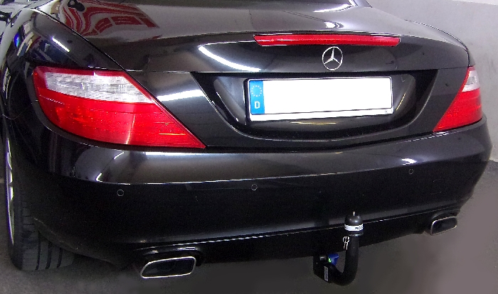 Anhängerkupplung für Mercedes-SLK R172, nur für Heckträgerbetrieb, Montage nur bei uns im Haus, Baujahr 2011- Ausf.: V-abnehmbar
