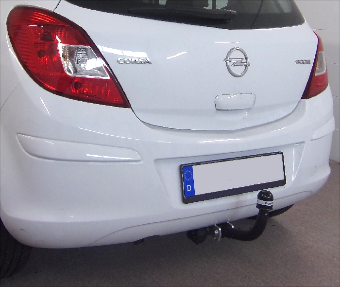 Anhängerkupplung für Opel Corsa D, Fließheck 2011-2014 - starr