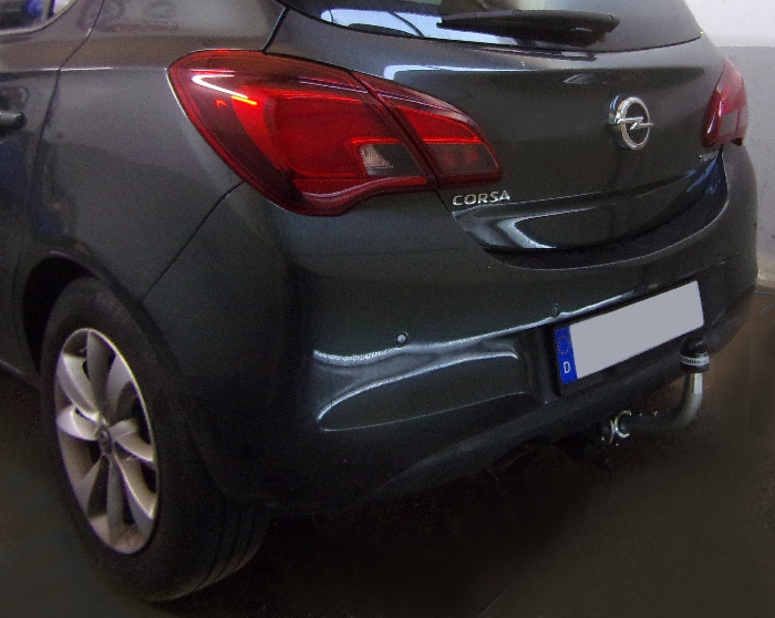 Anhängerkupplung für Opel Corsa E, Fließheck 2014-2019 - abnehmbar