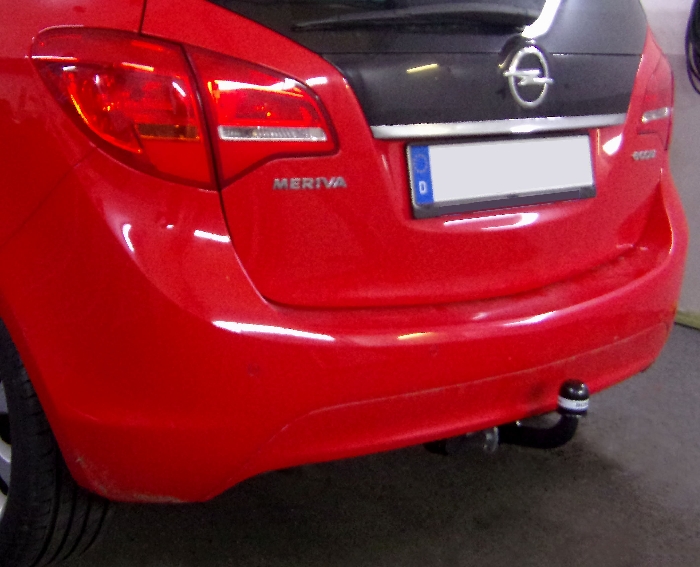 Anhängerkupplung für Opel-Meriva B, Minivan, nicht für Kfz. mit Fahrradträgersystem Flex-Fix, Baujahr 2010-2014