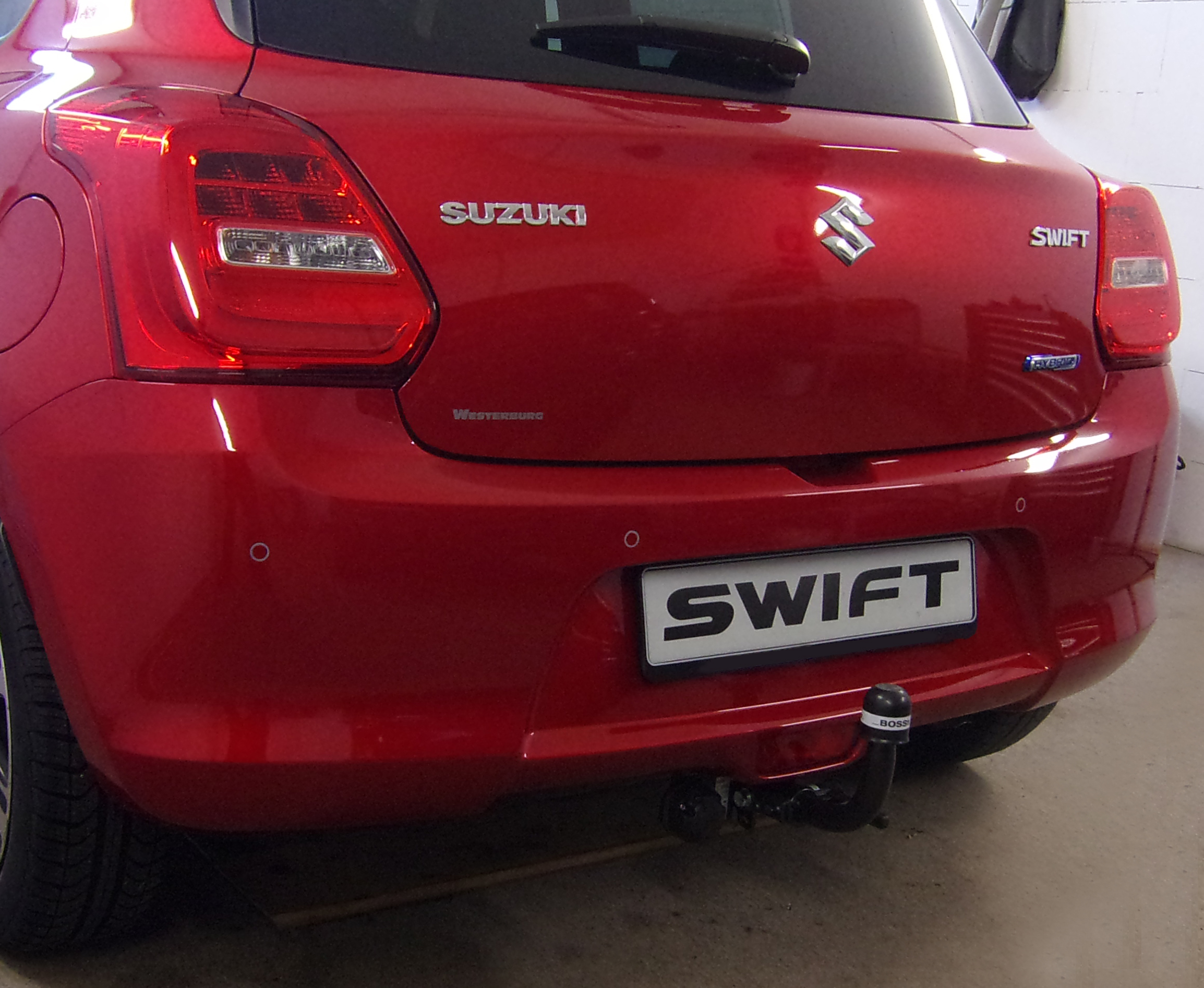 Anhängerkupplung für Suzuki Swift Fließheck (AZ), 4WD 2017-2020 - abnehmbar