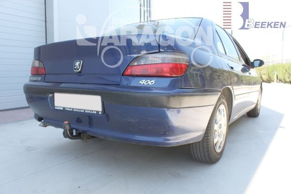 Anhängerkupplung für Peugeot-406 Limousine, Baujahr 1999-2004 Ausf.: starr