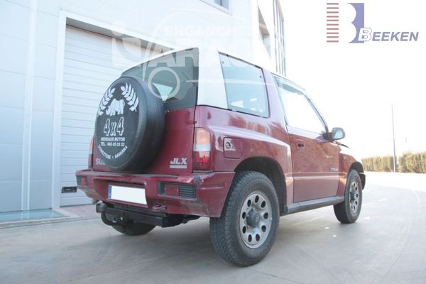 Anhängerkupplung für Suzuki-Vitara 3-türig, incl. Cabrio, nicht 2,0-16V, nicht 2,0-24V, Baujahr 1997-2001 Ausf.: starr