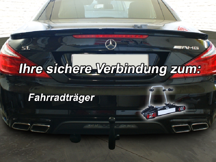Anhängerkupplung Mercedes-SL R 231, mit Sportpaket, nur für Heckträgerbetrieb, Baujahr 2012- Ausf.:  vertikal
