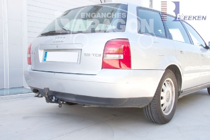 Anhängerkupplung für Audi-A4 Avant - 1996-2001 nicht Quattro, nicht RS4 und S4, incl. S-line Ausf.:  feststehend