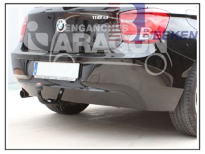 Anhängerkupplung für BMW-1er - 2014- F20 Ausf.:  feststehend