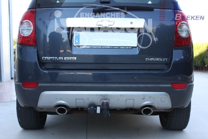 Anhängerkupplung für Chevrolet-Captiva - 2013- Fzg. mit Elektrosatz Vorbereitung Ausf.:  feststehend