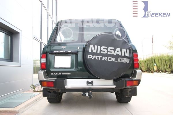 Anhängerkupplung für Nissan-Patrol - 1998-2004 GR, Typ Y 61 Ausf.:  feststehend