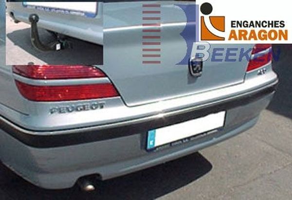 Anhängerkupplung für Peugeot-406 - 1999-2004 Limousine Ausf.:  vertikal