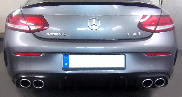 Anhängerkupplung für Mercedes-AMG AMG C43 Cabrio A205 Ausführung C43 (vorab Anhängelastfreigabe prüfen) 2016-2018 - V-abnehmbar