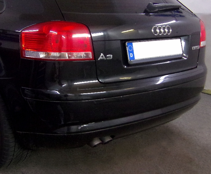 Anhängerkupplung für Audi A3 3-Türer, nicht Quattro + S3 2005-2008 - starr