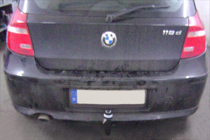 Anhängerkupplung für BMW-1er E81, E87, E82, 3trg, 5trg. , Cabrio, Baujahr 2004-2011 Ausf.: V-abnehmbar