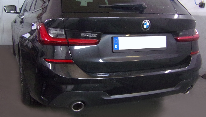 Anhängerkupplung für BMW 3er Touring G21, spez. M-Paket 2019- - V-abnehmbar