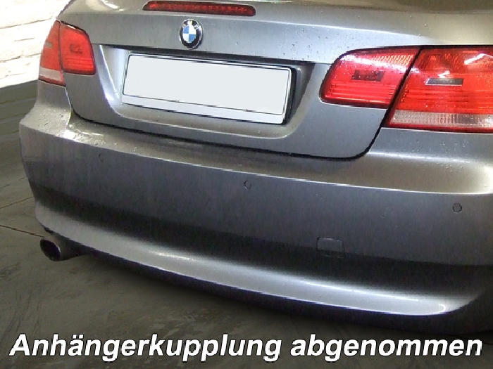 Anhängerkupplung für BMW-3er Cabrio E93, Baujahr 2006-