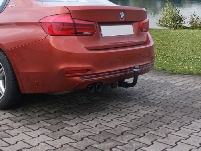 Anhängerkupplung für BMW-3er Limousine F30, spez. 330e, nur für Heckträgerbetrieb, Baujahr 2014-2018 Ausf.: V-abnehmbar