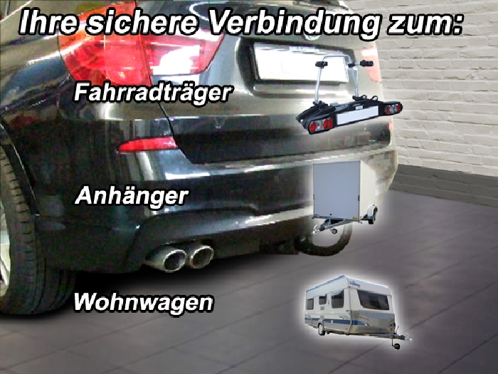 Anhängerkupplung für BMW-X3 F25 Geländekombi, spez. M- Performance, Baujahr 2014-