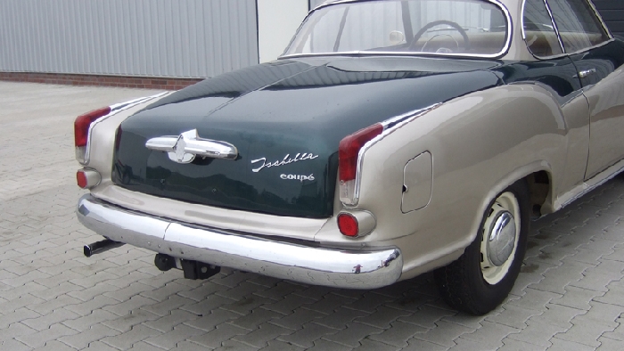 Anhängerkupplung für Borgward-Isabella Coupe, Cabrio, Baujahr 1954-1962