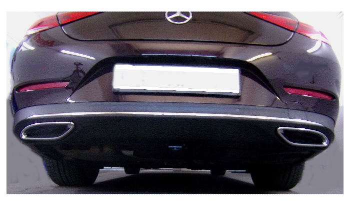 Anhängerkupplung für Mercedes CLS C257, spez. m. AMG Sport o. Styling Paket 2018- - V-abnehmbar