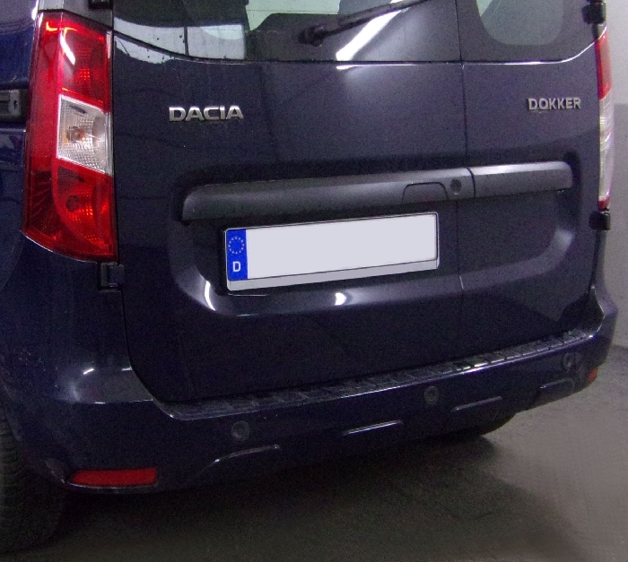 Anhängerkupplung für Dacia Dokker nicht LPG Gasfahrzeuge 2017- - abnehmbar