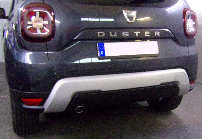 Anhängerkupplung für Dacia-Duster SUV, speziell Fzg. mit LPG Gas 2WD und 4WD, Baureihe 2018- starr