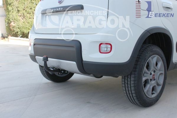 Anhängerkupplung für Fiat Panda inkl. 4X4, Pop, Rock, nicht CNG 2012- - starr