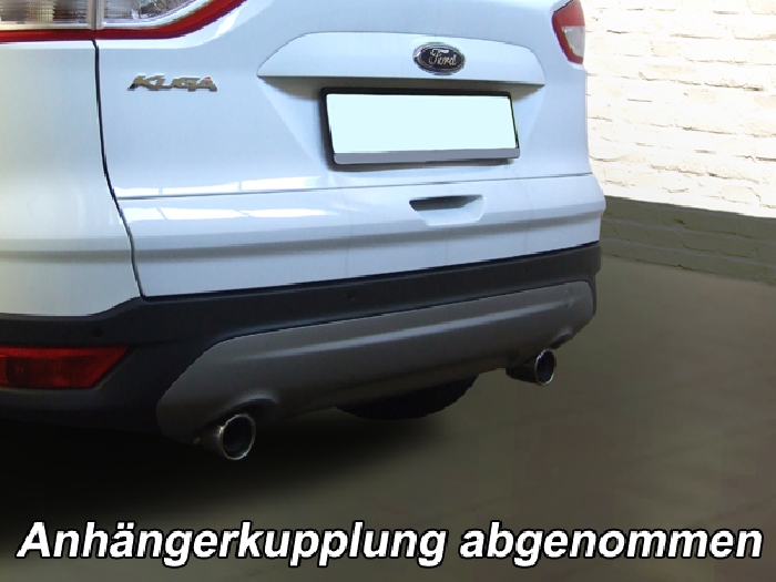 Anhängerkupplung für Ford-Kuga - 2013-2019 Ausf.: V-abnehmbar