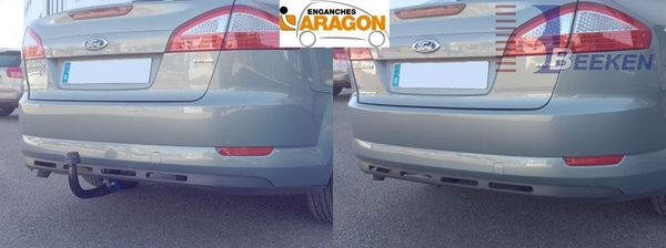 Anhängerkupplung für Ford Mondeo Lim, nicht 4x4, nicht RS,ST, ohne Elektrosatzvorbereitung 2007-2015 - V-abnehmbar