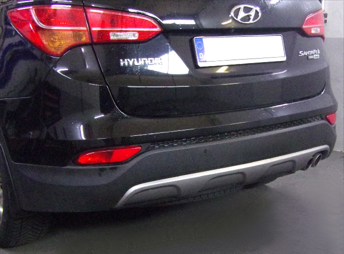 Anhängerkupplung für Hyundai Santa Fe DM, mit Elektrosatzvorbereitung 2012-2018 Ausf.: abnehmbar