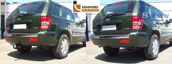 Anhängerkupplung für Jeep Grand Cherokee WH 2006-2010 - V-abnehmbar