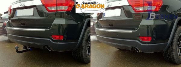 Anhängerkupplung für Jeep-Grand Cherokee WK Summit, Baujahr 2013- Ausf.: V-abnehmbar