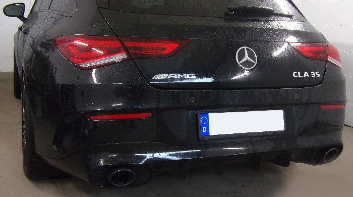 Anhängerkupplung für Mercedes-AMG AMG CLA 35 CLA 35 AMG Shooting Brake 118 (vorab Anhängelastfreigabe prüfen) 2019- - V-abnehmbar