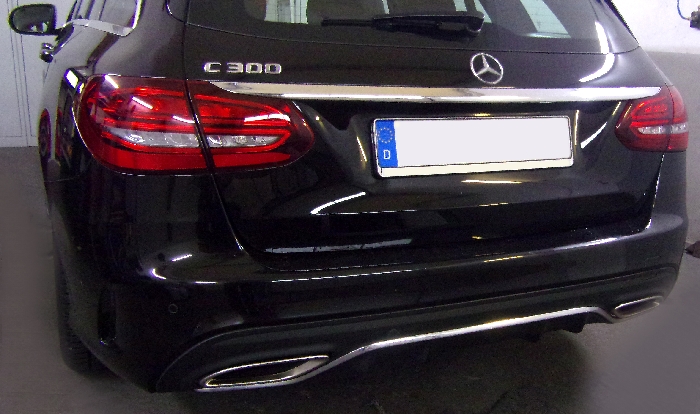 Anhängerkupplung für Mercedes C-Klasse Kombi W205, spez. m. AMG Sport o. Styling Paket 2018-2021 - V-abnehmbar