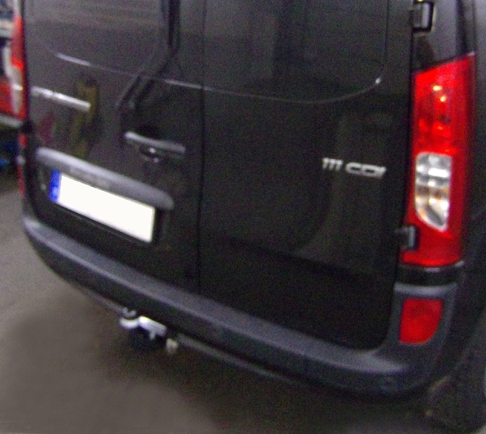 Anhängerkupplung für Mercedes Citan W415, Lang 4321mm, Extralang 4705mm 2012- - starr