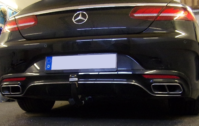 Anhängerkupplung für Mercedes-S-Klasse A217 Cabrio, spez. m. AMG Sport o. Styling Paket, nur für Heckträgerbetrieb, Montage nur bei uns im Haus, Baujahr 2015-2017