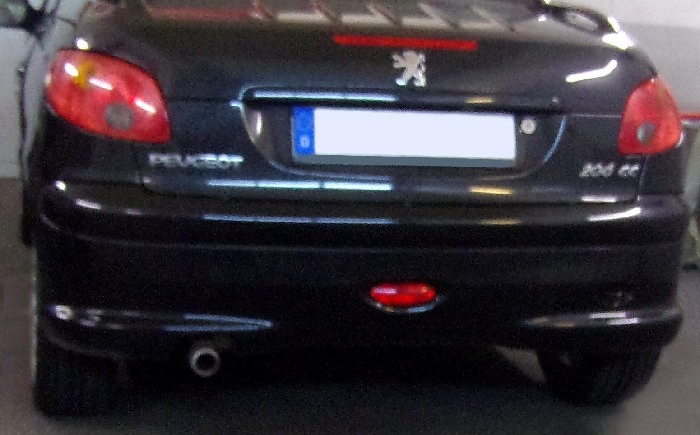Anhängerkupplung für Peugeot 206 CC Cabrio 2003- Ausf.: starr