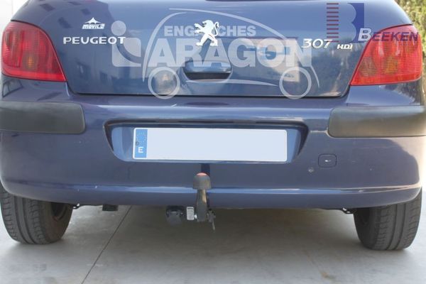 Anhängerkupplung für Peugeot 307 Fließheck 2001-2005 - starr