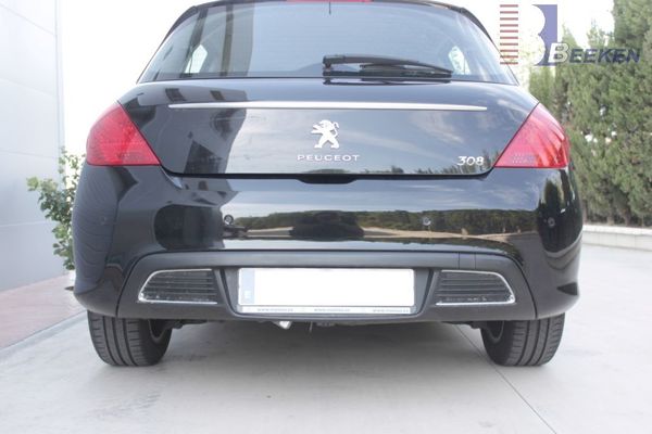 Anhängerkupplung für Peugeot-308 Fließheck, nicht für Gti, 200 PS, Premium, nicht Fzg. mit Sportstoßfänger, Baujahr 2008-2013