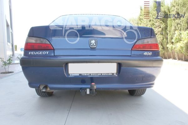 Anhängerkupplung für Peugeot-406 Limousine, Baujahr 1999-2004 Ausf.: starr