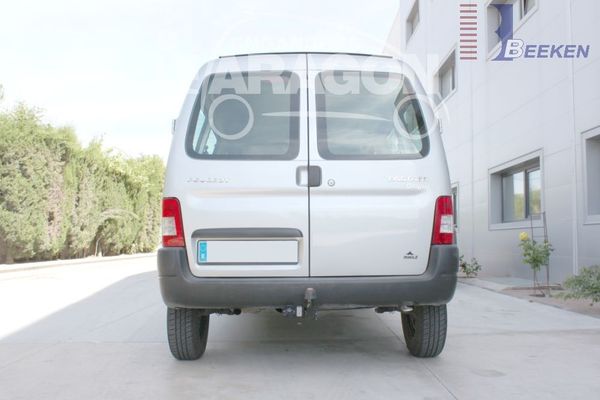 Anhängerkupplung für Peugeot-Partner Kasten/ Bus/ Kombi, Baujahr 2000-2002 Ausf.: starr