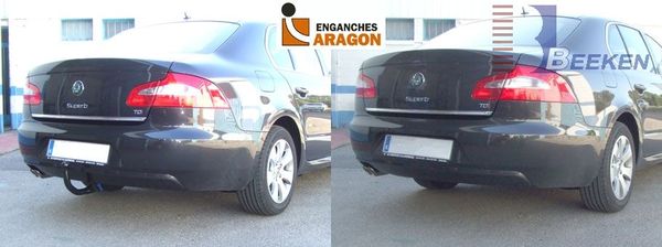 Anhängerkupplung für Skoda Superb II Limousine 2008-2015 - V-abnehmbar